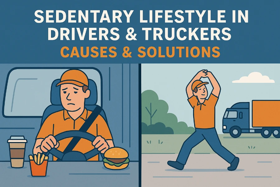Sedentary Lifestyle in Drivers and Truckers: Causes, Health Risks, and Easy Solutions