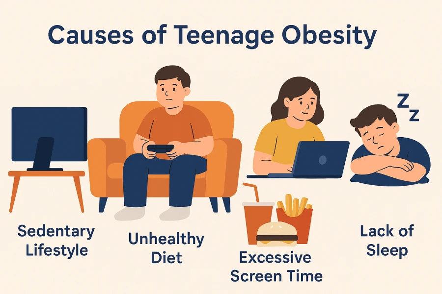 What Are the Main Causes of Teenage Obesity? | Easy Guide for Parents and Teens