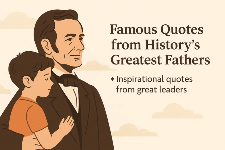 Famous Quotes from History’s Greatest Fathers