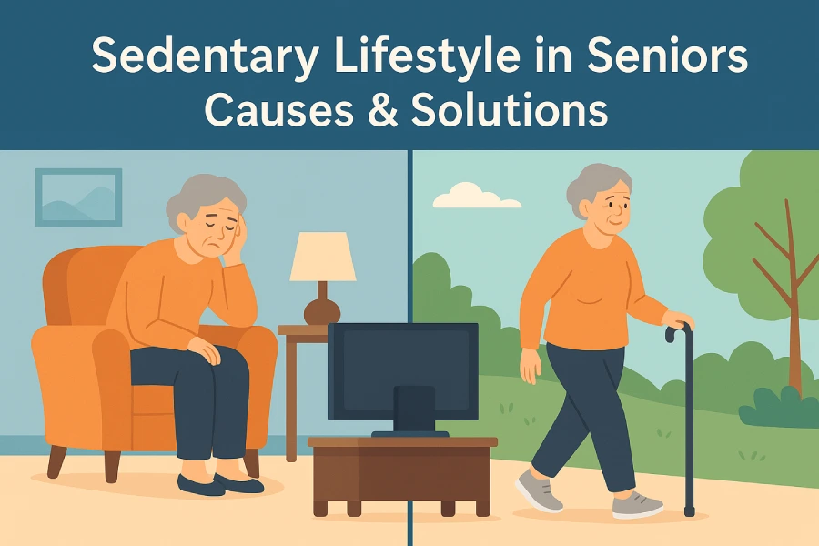 Sedentary Lifestyle in Seniors: Causes, Health Risks, and Easy Solutions