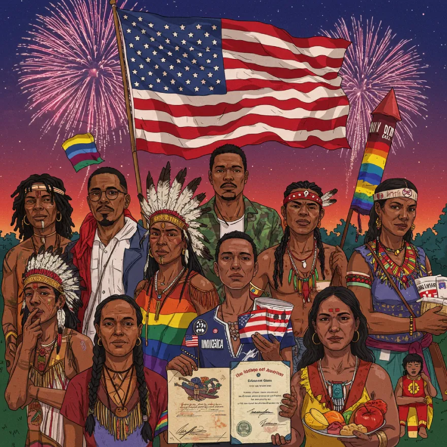 Whose America? How July 4th Is Framed Across Communities