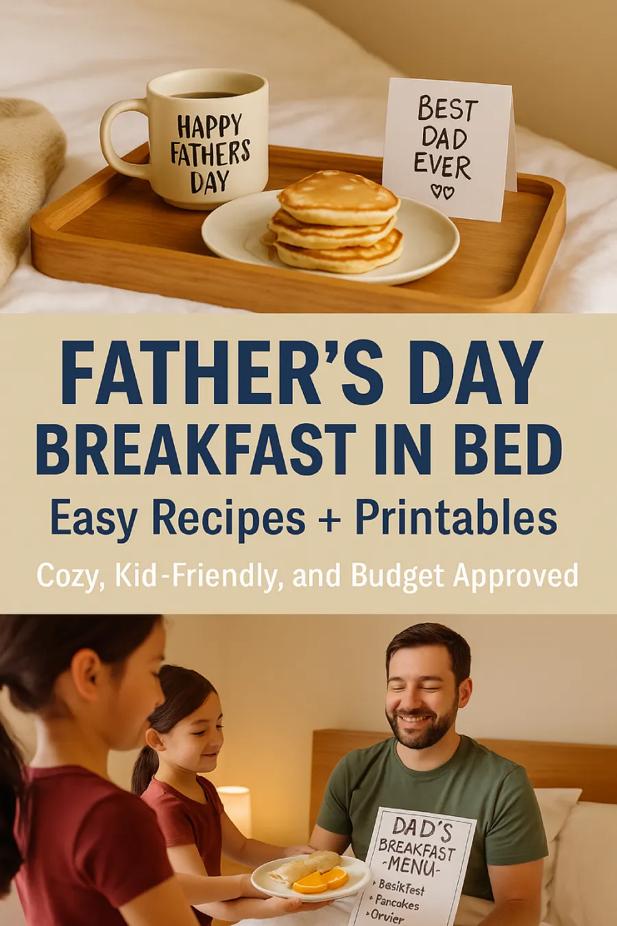 Father’s Day Breakfast in Bed: Easy Recipes and Printables