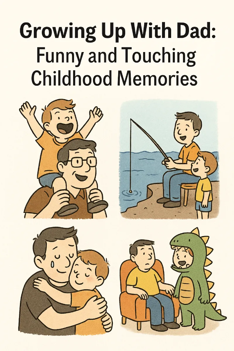 Growing Up With Dad: Funny and Touching Childhood Memories