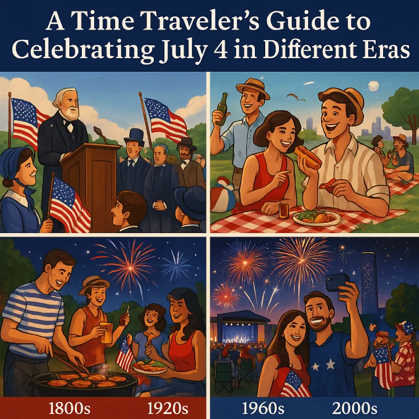 A Time Traveler’s Guide to Celebrating July 4 in Different Eras