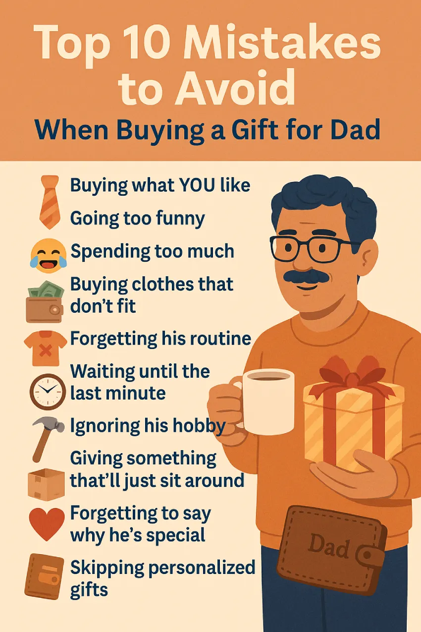 Top 10 Mistakes to Avoid When Buying a Gift for Dad